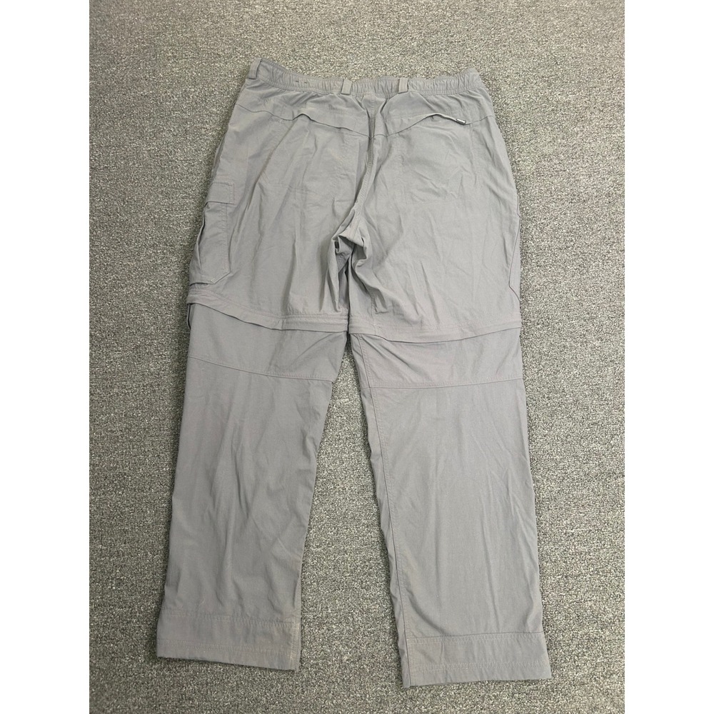 REI Co-op Convertible Cargo Pants Gray Mens 38x32 Hiking Outdoor Zip Off Light - Picture 11 of 12